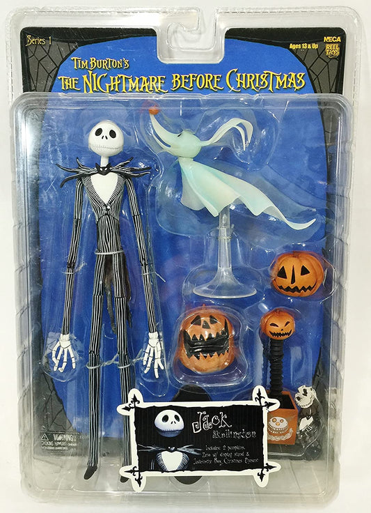 NIGHTMARE BEFORE CHRISTMAS: JACK W/ZERO - NECA-SERIES 1