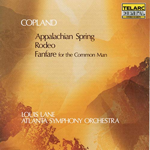 LANE / ATLANTA SYM ORCH - COPLAND: FANFARE / RODEO / APPALACHIAN SPRING (CD)