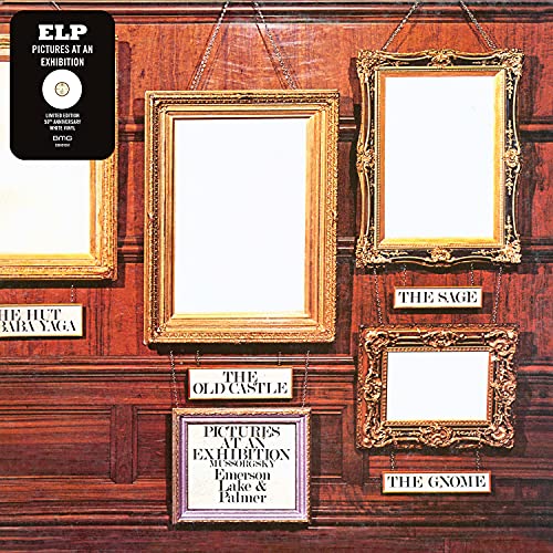 EMERSON, LAKE & PALMER - PICTURES AT AN EXHIBITION (WHITE VINYL)