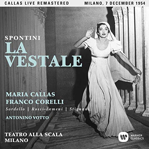 CALLAS, MARIA - SPONTINI: LA VESTALE (MILANO, 07/12/1954) (2CD) (CD)