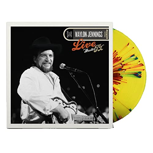 WAYLON JENNINGS - LIVE FROM AUSTIN, TX 84 (RED/YELLOW SPLATTER VINYL)