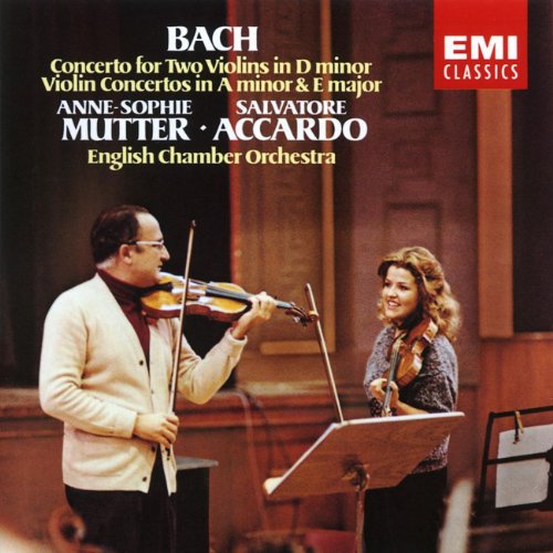 MUTTER,ANNE-SOPHIE - BACH: CONCERTO FOR TWO VIOLINS IN D MINOR - VIOLIN CONCERTOS IN A MINOR & E MAJOR (CD)