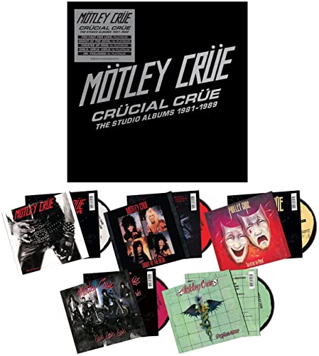 MOTLEY CRUE - CRUCIAL CRUE - THE STUDIO ALBUMS 1981 - 1989 (LIMITED EDITION CD BOX) (CD)