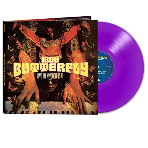 IRON BUTTERFLY - LIVE IN SWEDEN 1971 - PURPLE (VINYL)