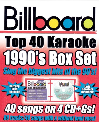 VARIOUS ARTISTS - BILLBOARD TOP 10 KARAOKE: 1990'S BOX SET (CD)