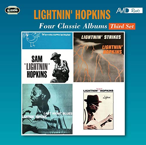 LIGHTNIN HOPKINS - ROOSTER CROWED IN ENGLAND / LIGHTNIN (THE BLUES OF) / LAST NIGHT BLUES / LIGHTNIN STRIKES (2CD) (CD)