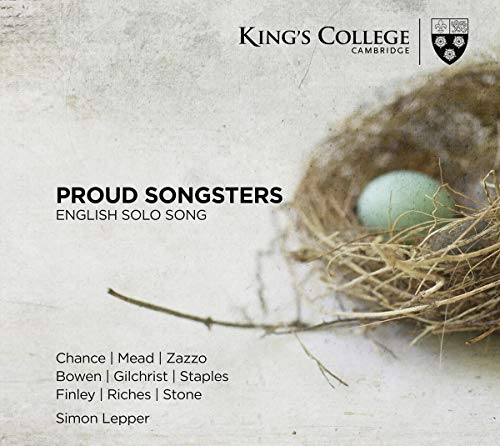 KING'S COLLEGE CAMBRIDGE - PROUD SONGSTERS: ENGLISH SOLO SONG (CD)