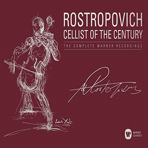 ROSTROPOVICH, MISTISLAV - CELLIST OF THE CENTURY -  THE COMPLETE WARNER RECORDINGS (40CD + 3DVD) (CD)