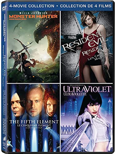 THE FIFTH ELEMENT / MONSTER HUNTER (2020) / RESIDENT EVIL / ULTRAVIOLET - SET (BILINGUAL)