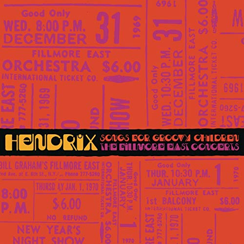 JIMI HENDRIX - SONGS FOR GROOVY CHILDREN: THE FILLMORE EAST CONCERTS (VINYL)