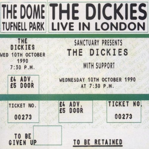 DICKIES - LIVE IN LONDON (CD)