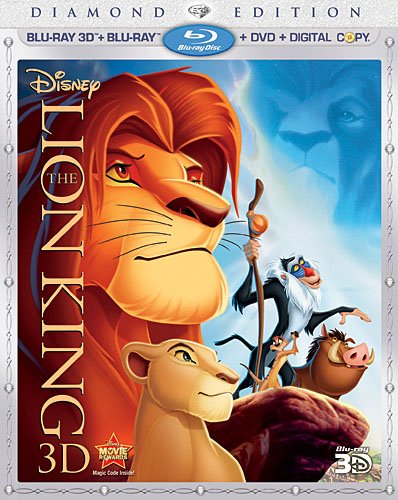 THE LION KING: DIAMOND EDITION [BLU-RAY 3D + BLU-RAY + DVD + DIGITAL COPY] (BILINGUAL)