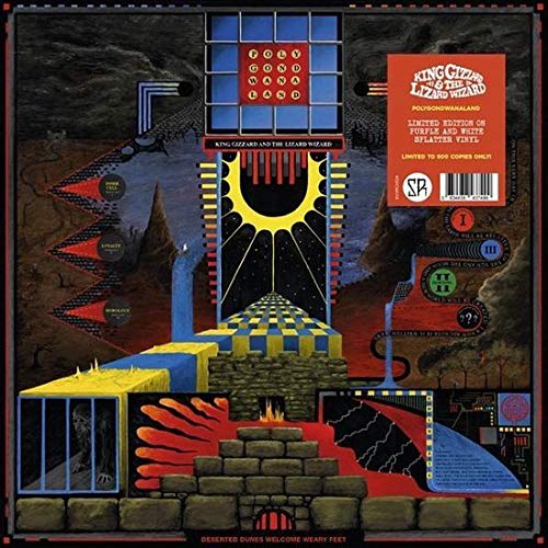 KING GIZZARD AND THE LIZARD WIZARD - POLYGONWANALAND [LIMITED PURPLE & WHITE SPLATTER COLORED VINYL]