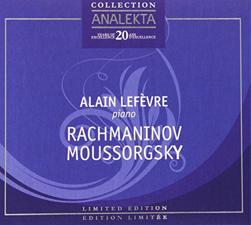 ALAIN LEFVRE - RACHMANINOV, MOUSSOURGSKY (CD)