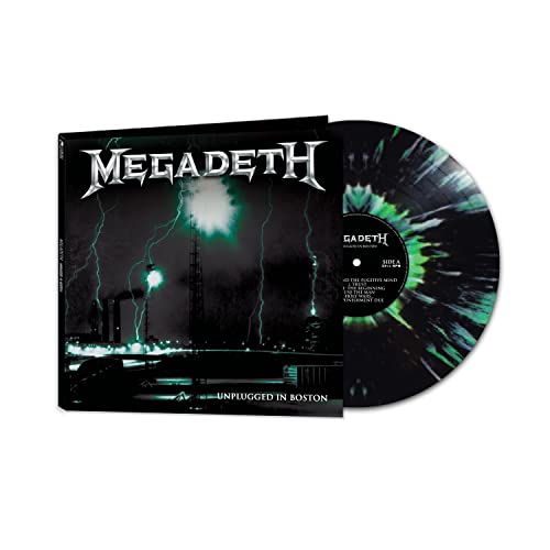 MEGADETH - UNPLUGGED IN BOSTON - GREEN & BLACK SPLATTER (VINYL)