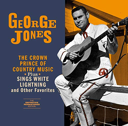 JONES, GEORGE - THE CROWN PRINCE OF COUNTRY MUSIC + SINGS WHITE LIGHTNING + 6 BONUS TRACKS (CD)