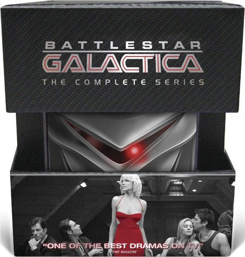 BATTLESTAR GALACTICA (2000'S TV SHOW)  - DVD-COMPLETE SERIES (WITH CYLON FIGURE)