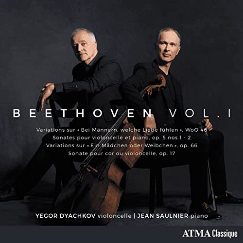 YEGOR DYACHKOV, JEAN SAULNIER - BEETHOVEN : INTGRALE DES SONATES ET VARIATIONS POUR VIOLONCELLE ET PIANO (CD)