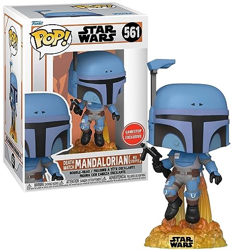 STAR WARS: DEATH WATCH MANDALORIAN (NO STRIPES) #561 (FLYING) - FUNKO POP!-EXCLUSIVE