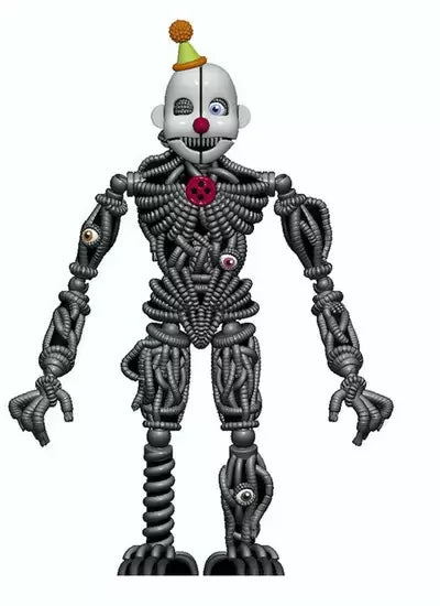 FIVE NIGHTS AT FREDDY'S: ENNARD (WIRE CLOWN) - SERIES-5"-2017-BUILD A FIGURE-COMPLETE