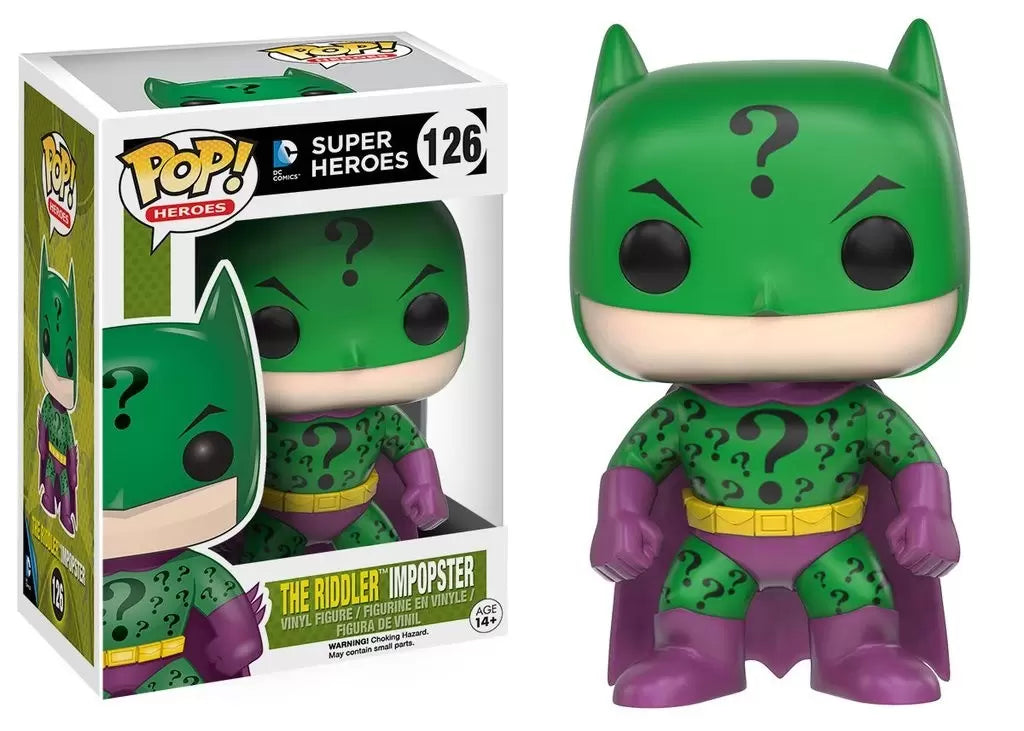 DC SUPERHEROES: RIDDLER IMPOSTER #126 - FUNKO POP!