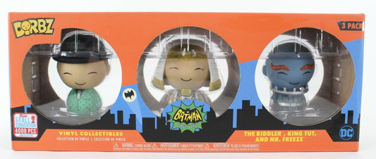 BATMAN CLASSIC TV SERIES: RIDDLER/KING TUT/MR. FREEZE - DORBZ-3 PACK-EXCLUSIVE