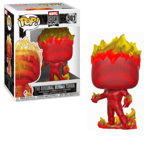 MARVEL 80: ORIGINAL HUMAN TORCH #501 - FUNKO POP!