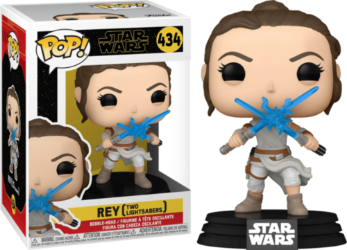 STAR WARS: REY (TWO LIGHTSABERS) #434 - FUNKO POP!