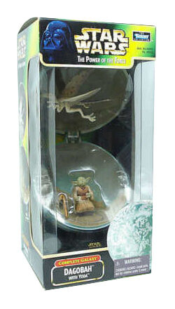 STAR WARS: DAGOBAH & YODA - 3.75" SERIES-1998-POTF-SET